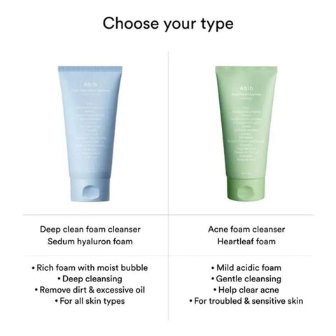 ABIB - DEEP CLEAN FOAM CLEANSER SEDUM HYALURON FOAM 150ML