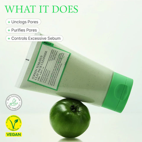 FULLY - Green Tomato Clay Pack Cleanser 120ml